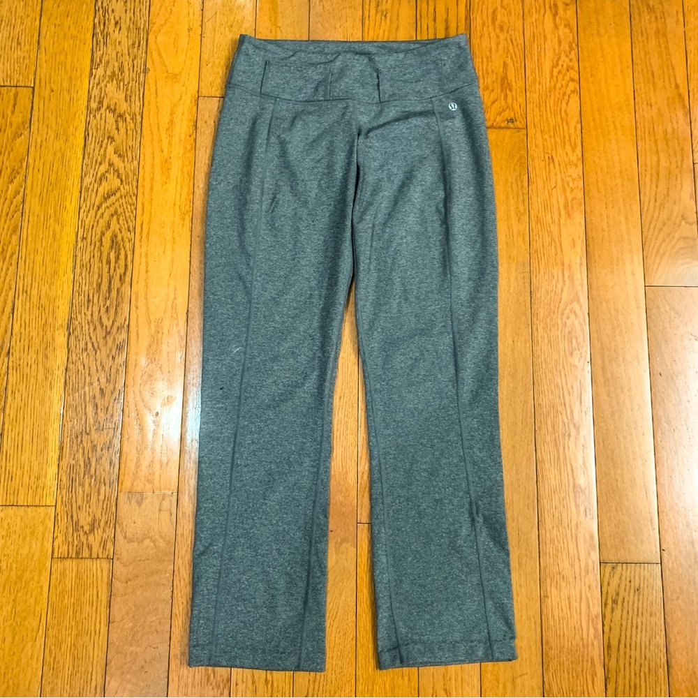 Vintage Lululemon Belt It Out Yoga Pants Grey Size 8